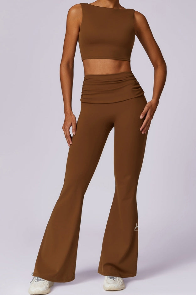 Open back widening set- brown
