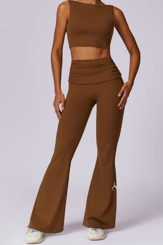 Open back widening set- brown